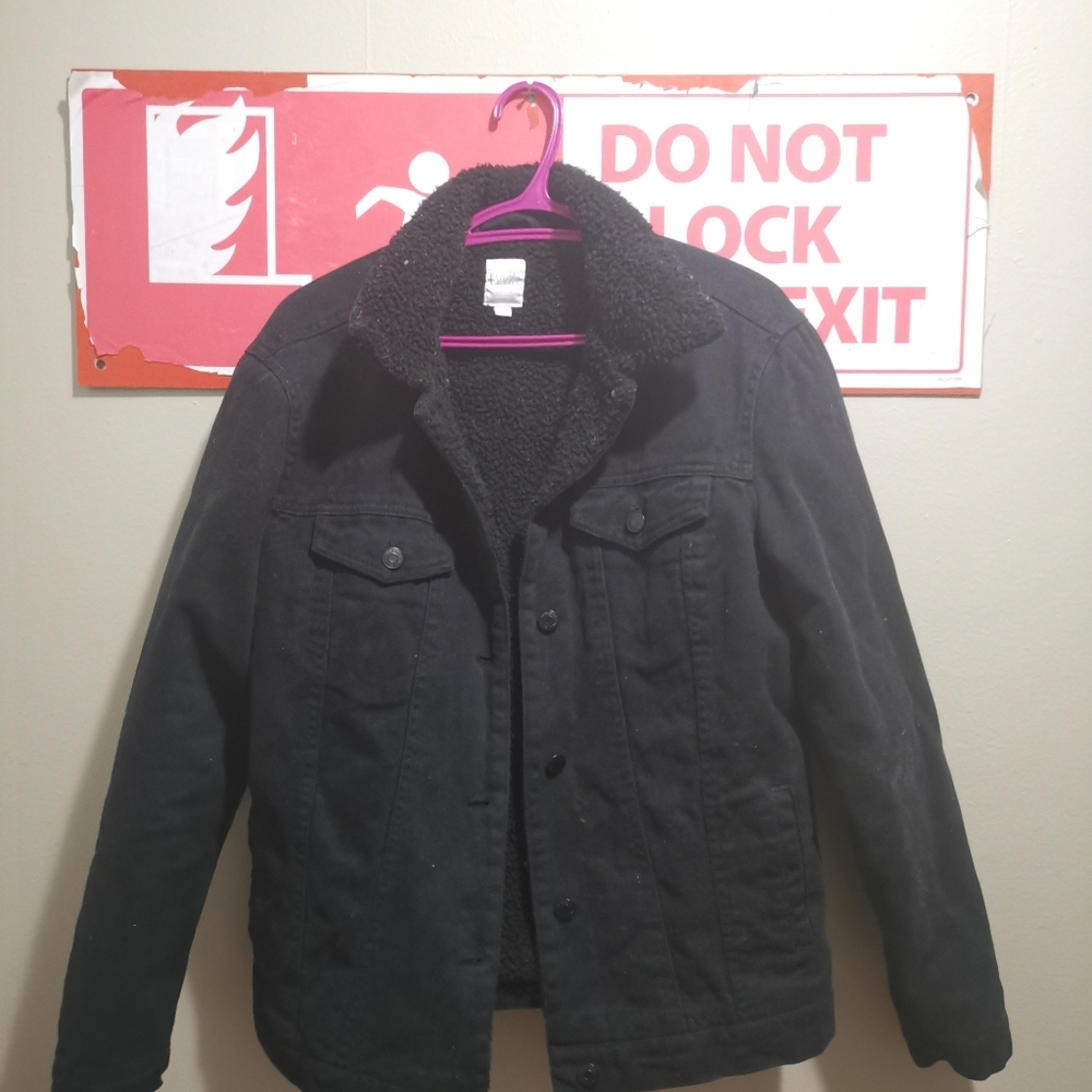 Sherpa jean jacket